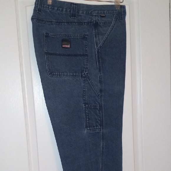 Relaxed Fit Blue Jeans - Picture 1 of 9